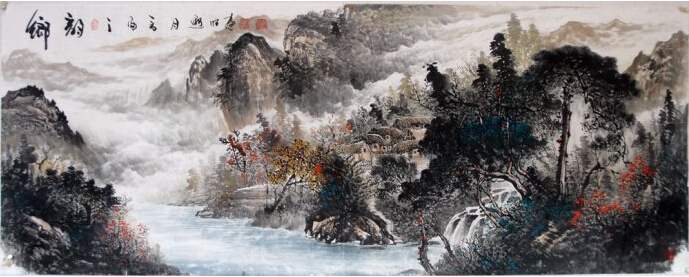 实力派画家吴熙明大山水艺术鉴赏