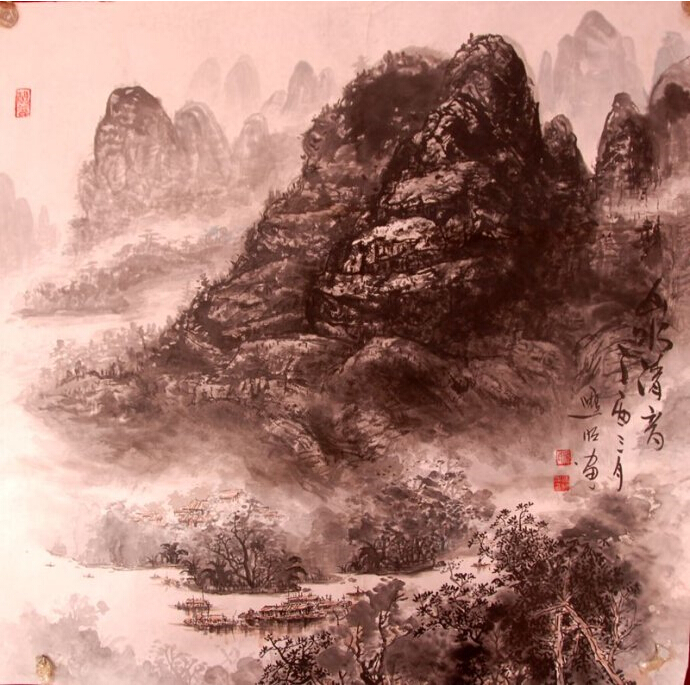 实力派画家吴熙明大山水艺术鉴赏