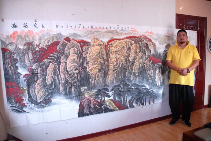 实力派画家吴熙明大山水艺术鉴赏