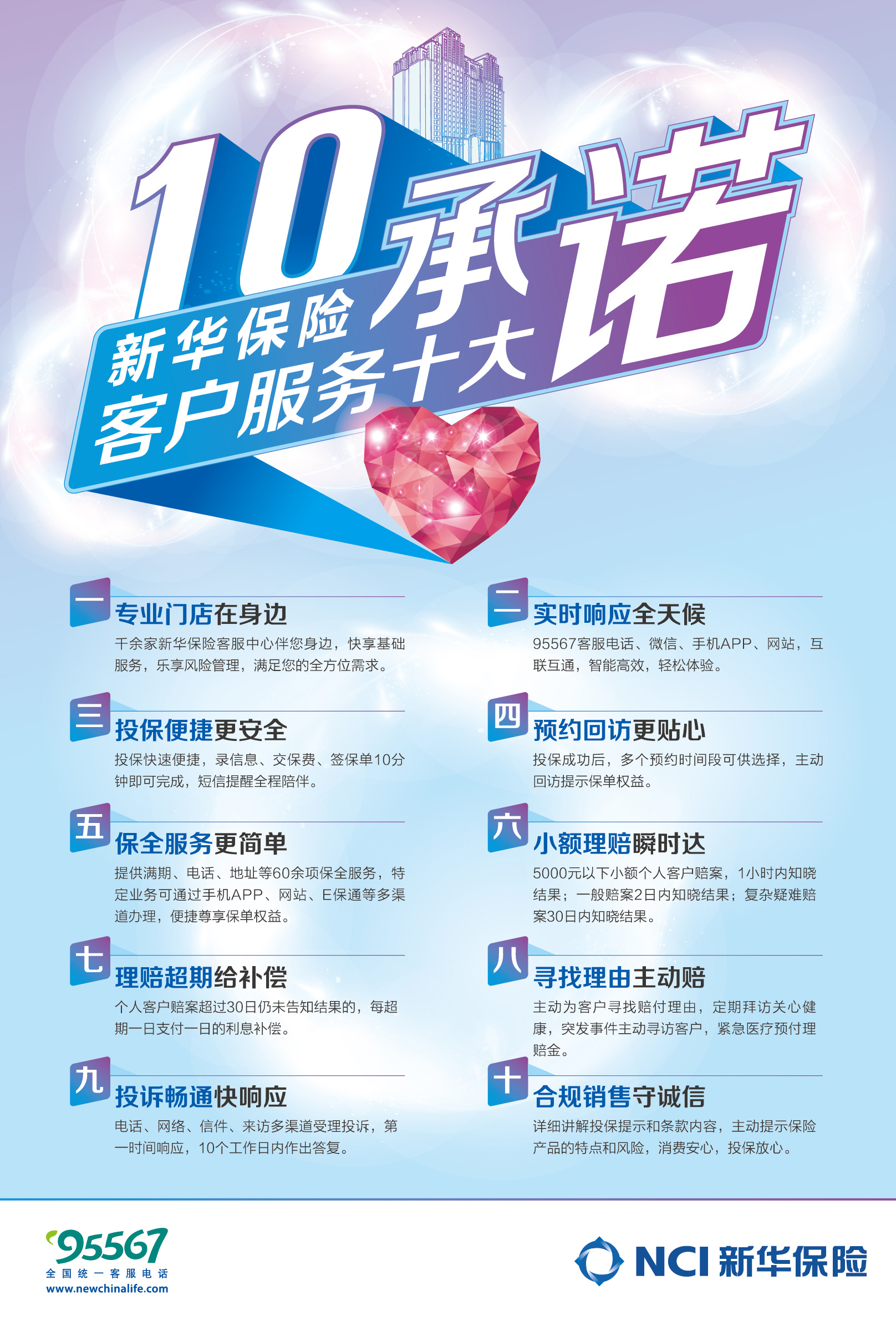 新华保险发布2018版客户服务十大承诺